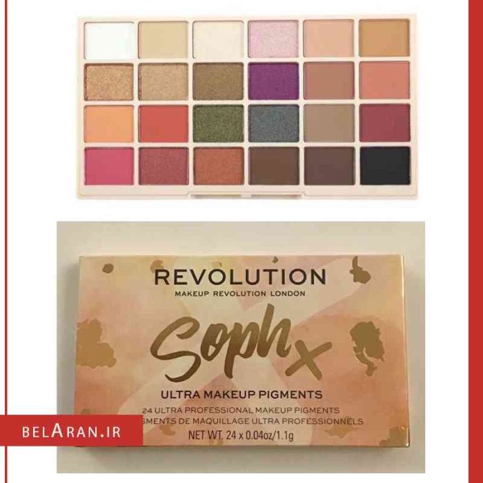 پالت سایه سوف ایکس برند رولوشن revolution sophex ultra makeup pigments