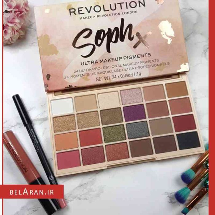 پالت سایه سوف ایکس برند رولوشن revolution sophex ultra makeup pigments