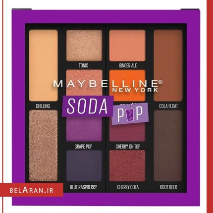 پالت سایه و هایلایتر سودا پاپ برند می بلین Maybelline