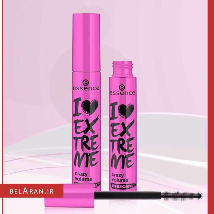 ریمل اسنس صورتی کریزی-بلاران Essence I Love Extreme Crazy Volume Mascara