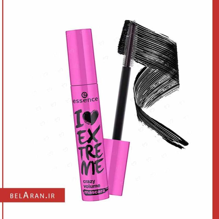 ریمل اسنس صورتی کریزی-بلاران Essence I Love Extreme Crazy Volume Mascara