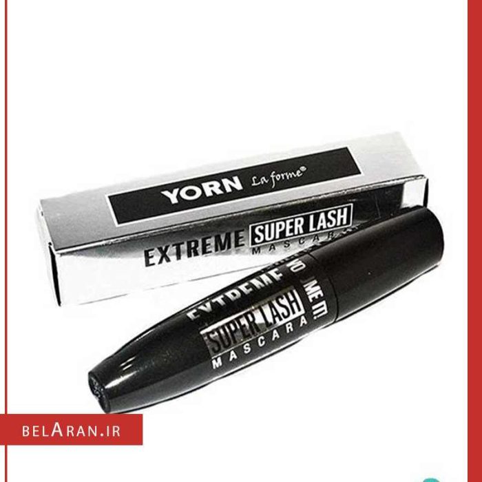ریمل حجم دهنده یورن مدل اکستریم سوپر لش-بلاران Yorn Extreme Super Lash Mascara