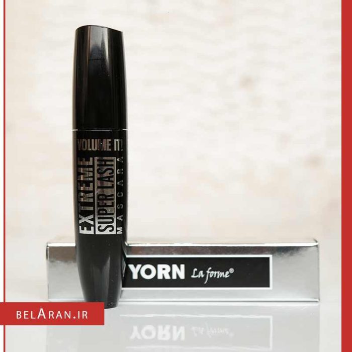 ریمل حجم دهنده یورن مدل اکستریم سوپر لش-بلاران Yorn Extreme Super Lash Mascara