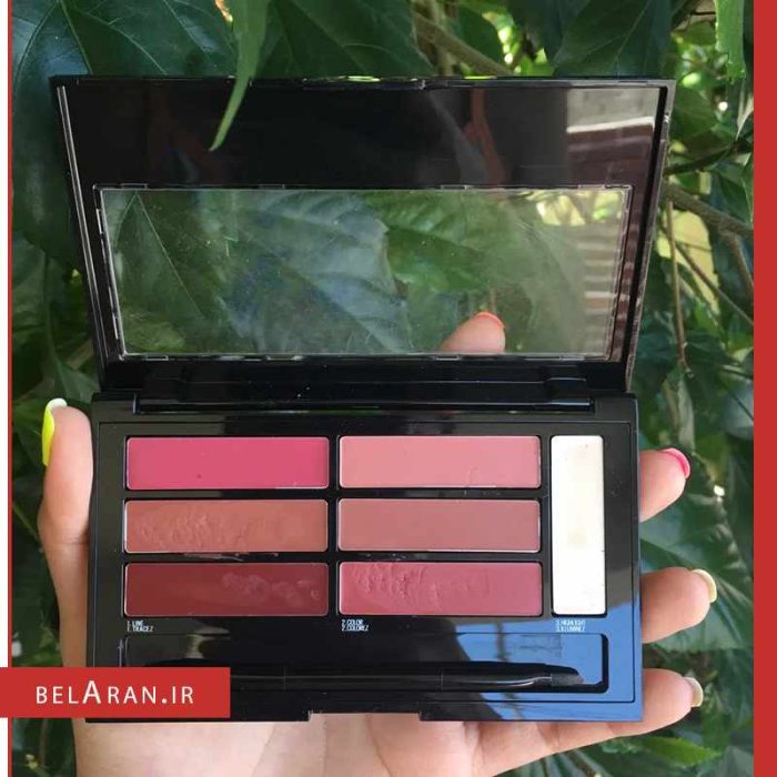 پالت کانتور و رژ لب میبلین-بلاران maybelline color contour lip palette