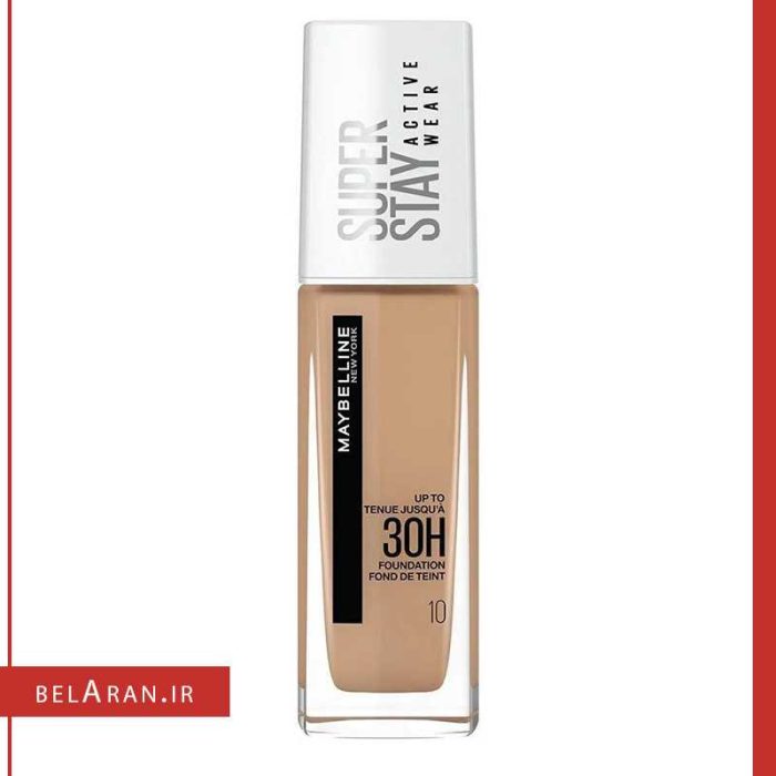 کرم پودر سوپر استی میبلین 30ساعته-بلاران Maybelline Super Stay 30H Active Wear Foundation