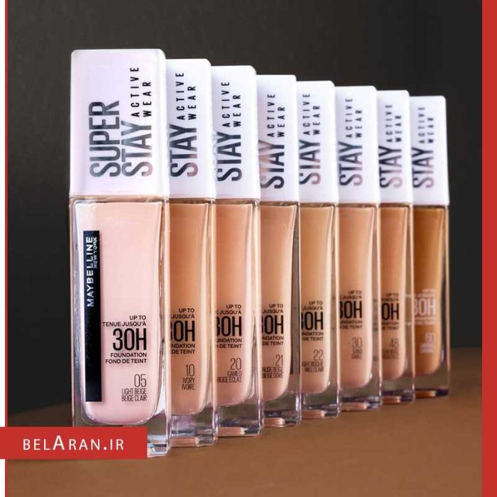 کرم پودر سوپر استی میبلین 30ساعته-بلاران Maybelline Super Stay 30H Active Wear Foundation