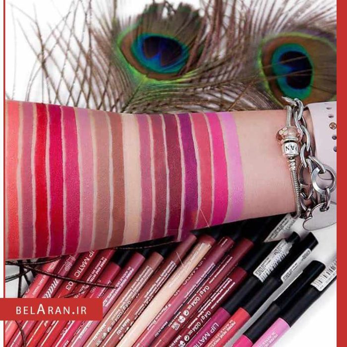 مداد لب پیچی پیررنه لیپ ماتیک 24 ساعته-خرید لوازم آرایش اورجینال بلاران pierre rene professional Lip Matic