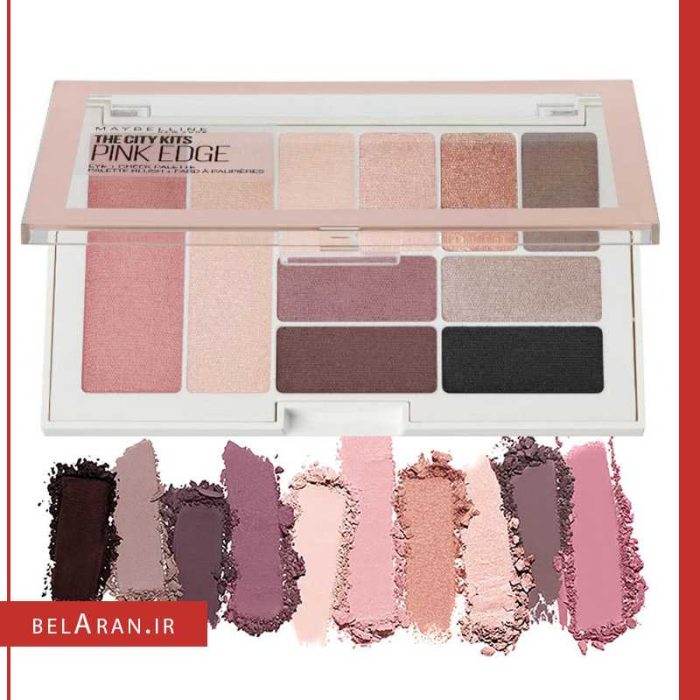 پالت سایه کیت میکاپ پینک ادج Maybelline the city kits Pink Edge Palette