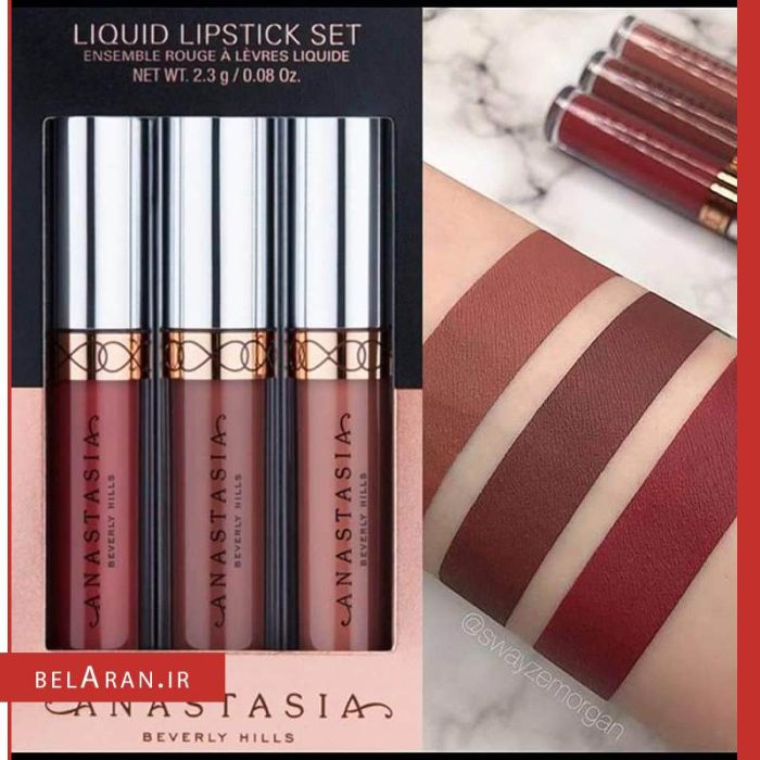 ست رژلب مایع آناستازیا LIQUID LIPSTICK SET ANASTASIA