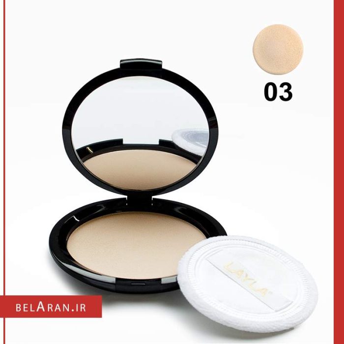 پنکیک پودری لایلا مدل سیپریا کامپات Layla Top Cover Cipria Compact Powder