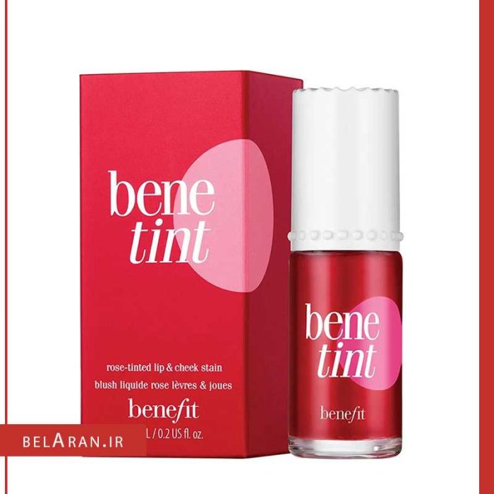 رژ لب و رژگونه مایع تینت بنفیت bene tint