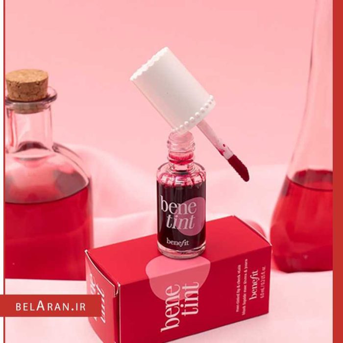 رژ لب و رژگونه مایع تینت بنفیت bene tint
