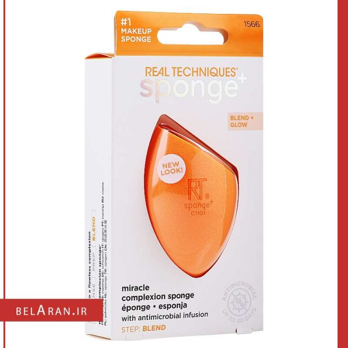 پد بلندر میراکل ریل تکنیک-محصولات ریل تکنیک-خرید لوازم آرایش اورجینال-بلاران REAL TECHNIQUES MIRACLE COMPLEXION SPONGE belaran