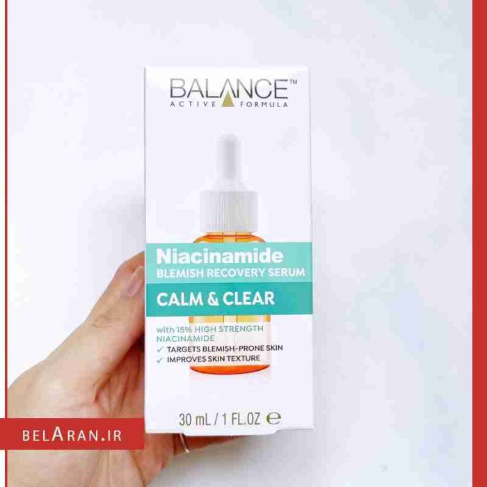 سرم ضد لک و ضد جوش نیاسینامید بالانس Balance Active Skincare Niacinamide Blemish Recovery Serum