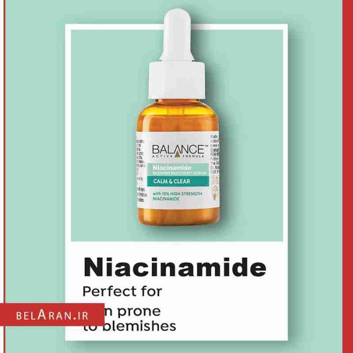 سرم ضد لک و ضد جوش نیاسینامید بالانس Balance Active Skincare Niacinamide Blemish Recovery Serum