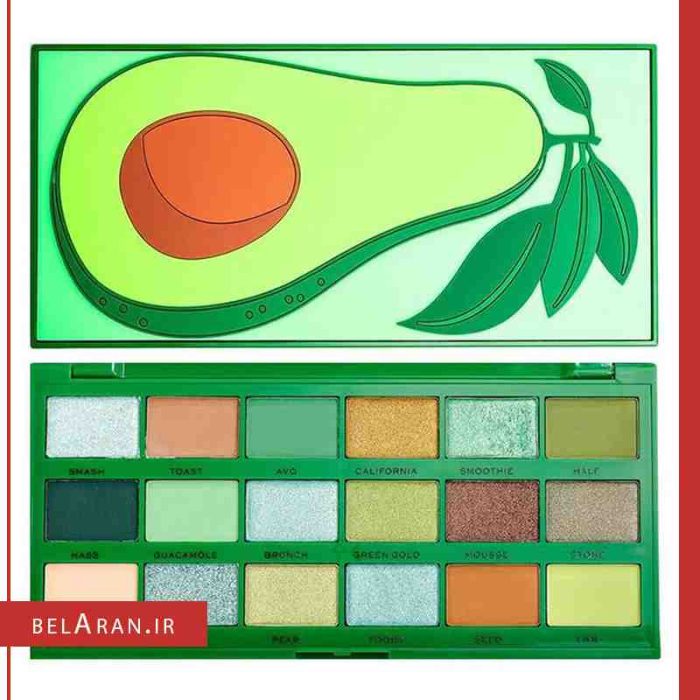 پالت سایه آواکادو رولوشن Revolution Eyeshadow Palette Tasty Avocado