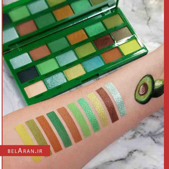 پالت سایه آواکادو رولوشن Revolution Eyeshadow Palette Tasty Avocado