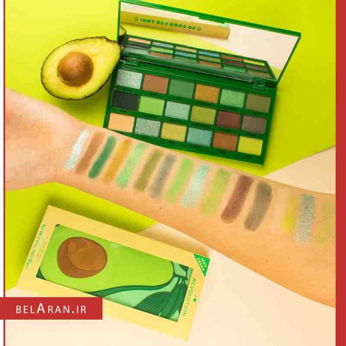 پالت سایه آواکادو رولوشن Revolution Eyeshadow Palette Tasty Avocado