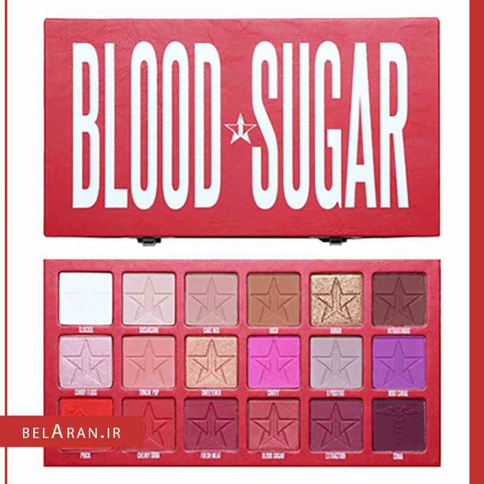 پالت سایه بلود شوگر برند جفری استار Jeffree Star - Blood Sugar Palette