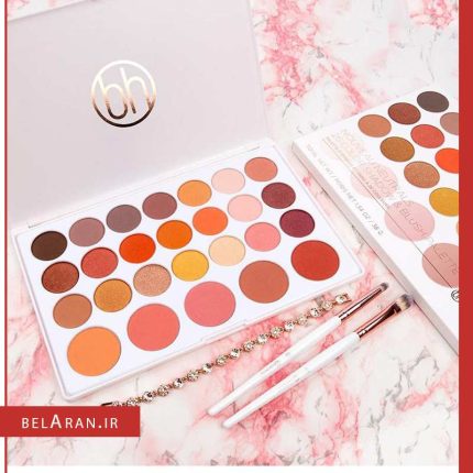 پالت سایه و رژگونه ۲۶رنگ Nouveau Neutrals بی اچ BH Cosmetics Nouveau Neutrals 26 Color Shadow & Blush Palette