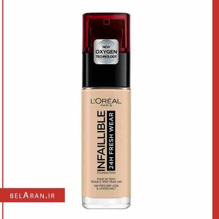 کرم پودر اینفالیبل لورال24 ساعته LOREAL INFALLIBLE 24hr Fresh Wear Foundation
