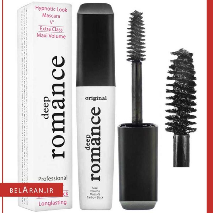 ریمل دیپ رومنس سفید درب مشکی اصل-بلاران deep romance Maxi Volume Mascara Carbon Black