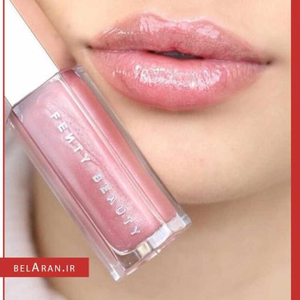 ست لیپ گلاس و هایلایتر الماسی فنتی بیوتی مدل بمبی-بلاران Fenty Beauty Diamond Bomb Baby Mini Face and Lip Set