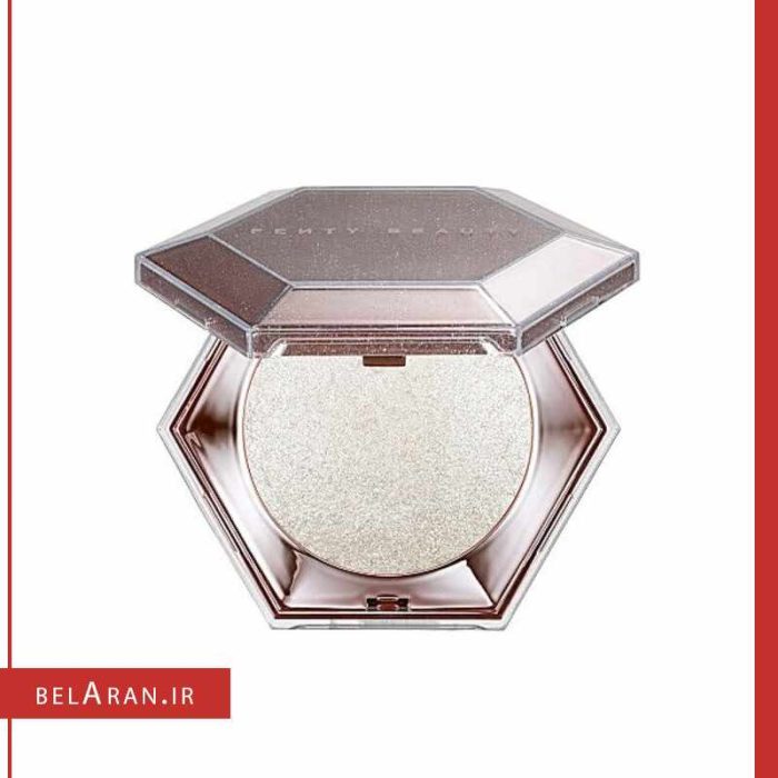 ست لیپ گلاس و هایلایتر الماسی فنتی بیوتی مدل بمبی-بلاران Fenty Beauty Diamond Bomb Baby Mini Face and Lip Set