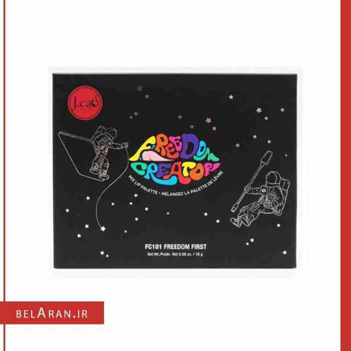 پالت رژلب جی کت-بلاران J.Cat FREEDOM CREATOR LIP PALETTE