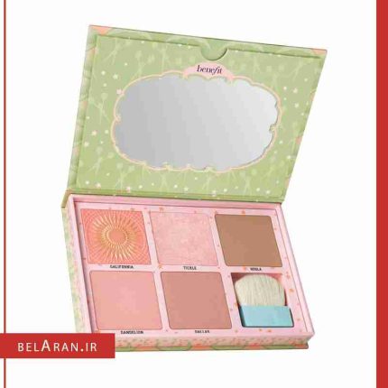 پالت رژگونه برنزر و هایلایتر بنفیت مدل چیک لیدرز کانکشن پینک اسکواد-بلاران BENEFIT Cheekleaders Pink Squad Blush, Bronze & Highlight Palette