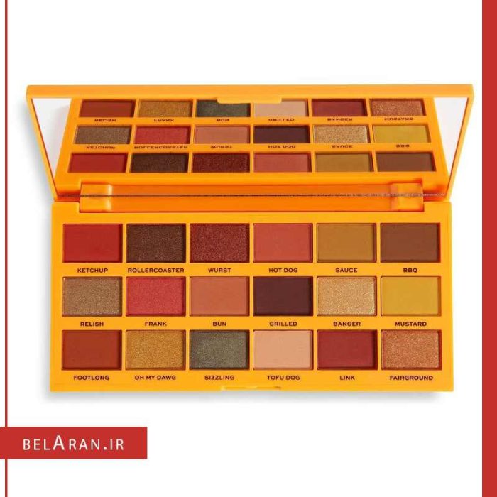 پالت سایه رولوشن مدل هات داگ-بلاران Makeup Revolution Tasty Palette Hot Dog