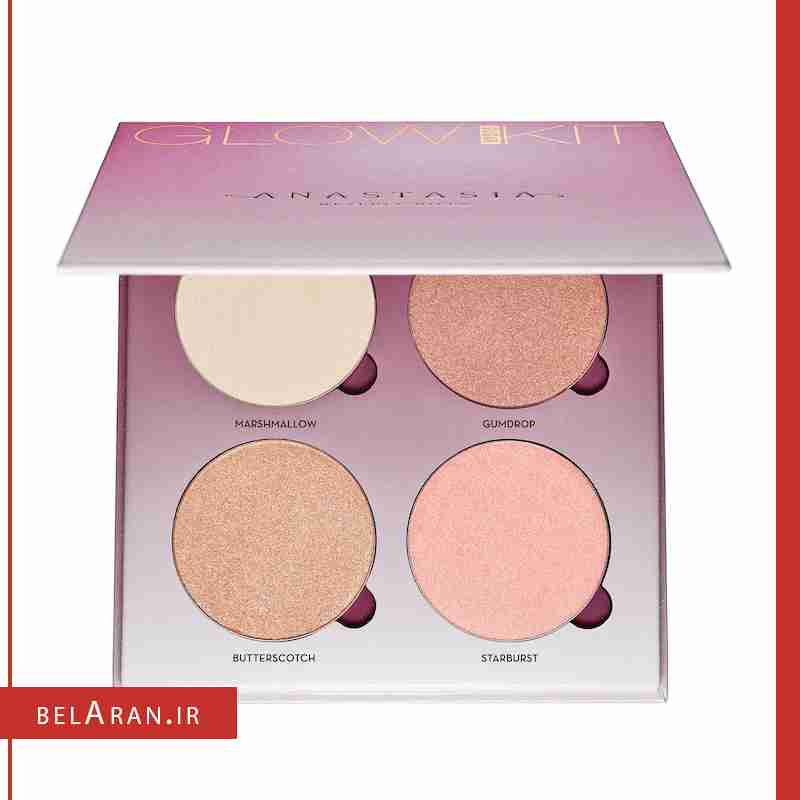 پالت هایلایتر شوگر گلو کیت آناستازیا-بلاران Anastasia beverly hills sugar glow kit