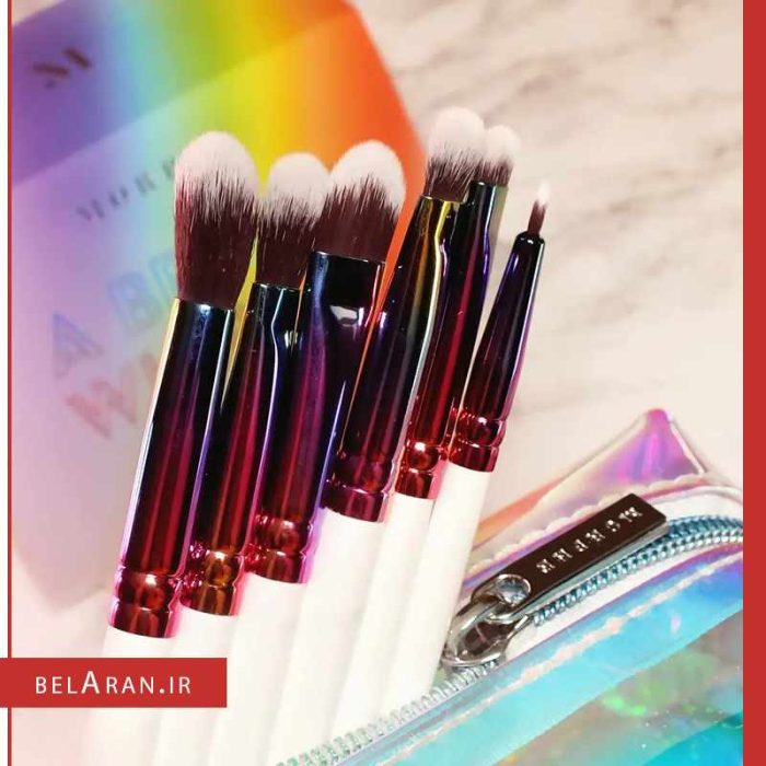 ست براش چشم و صورت مورفی 6 عددی-بلاران Morphe A Better Whirled 6 Piece Makeup Brush Collection Limited Edition