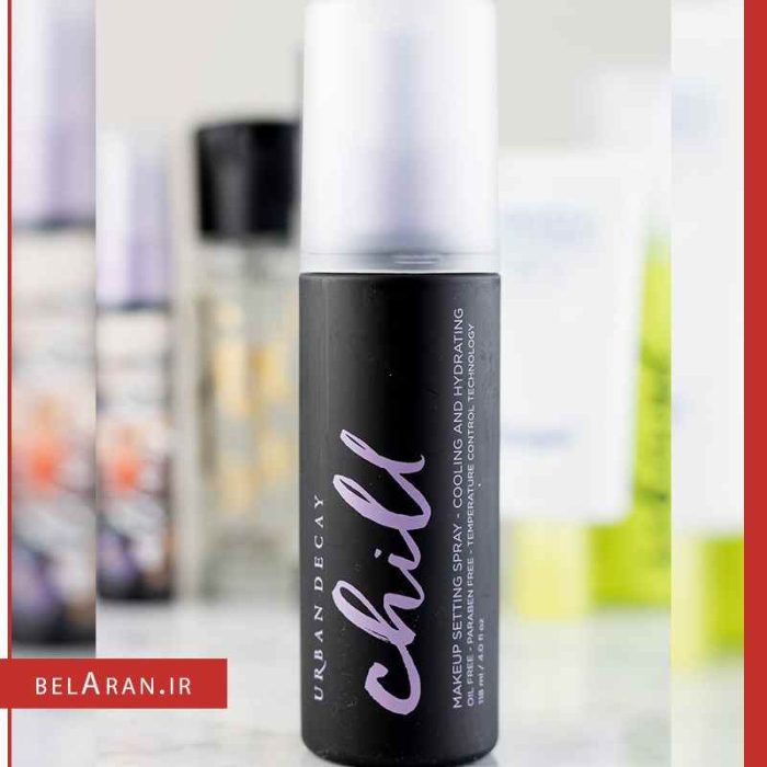 اسپری فیکس و رطوبت دهنده اربن دیکی مدل چیل-بلاران Urban Decay cooling hydrating makeup setting spray