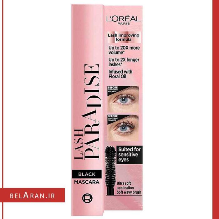ريمل لورال لش پارادايس-محصولات لورال-لوازم آرایش اورجینال-بلاران Loreal LASH Paradise Voluminous Mascara-belaran