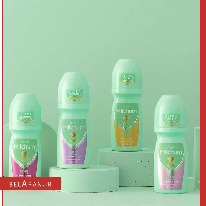 مام رول ضد تعریق زنانه میچام -بلاران Mitchum Deodorant Roll On 100ml