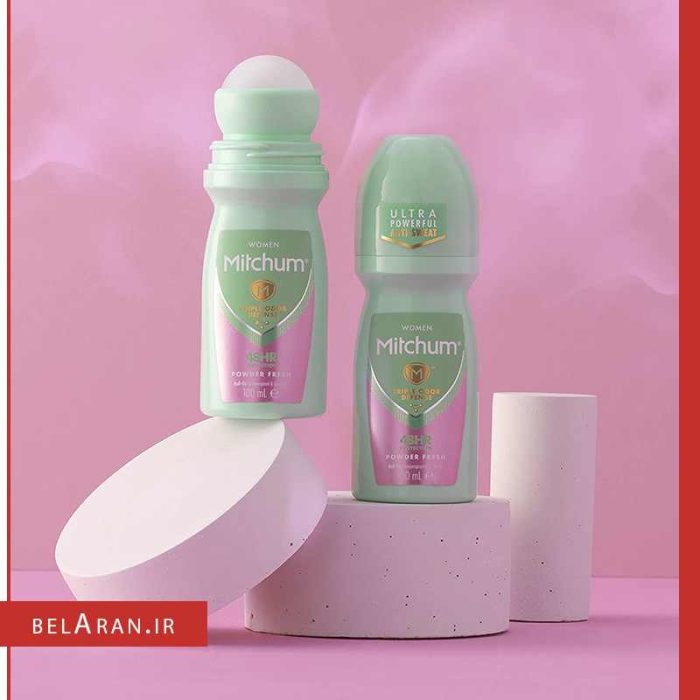 مام رول ضد تعریق زنانه میچام -بلاران Mitchum Deodorant Roll On 100ml