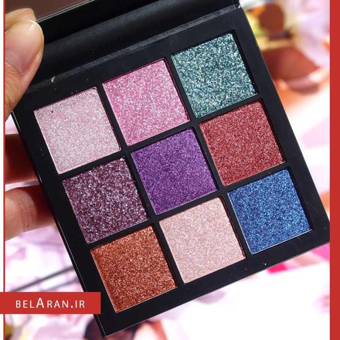 پالت سایه 9 رنگ هدی بیوتی مدل جم استون-بلاران HUDA BEAUTY EYE SHADOW GEMSTONE OBSESSIONS