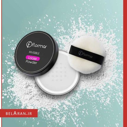 پودر بیک (فیکس) بی رنگ فلورمار-بلاران Flormar Loose Invisible Powder