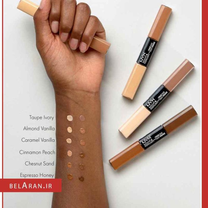 کانتور و هایلایتر دو طرفه مایع نیکس-بلاران NYX Sculpt & Highlight Face Duo