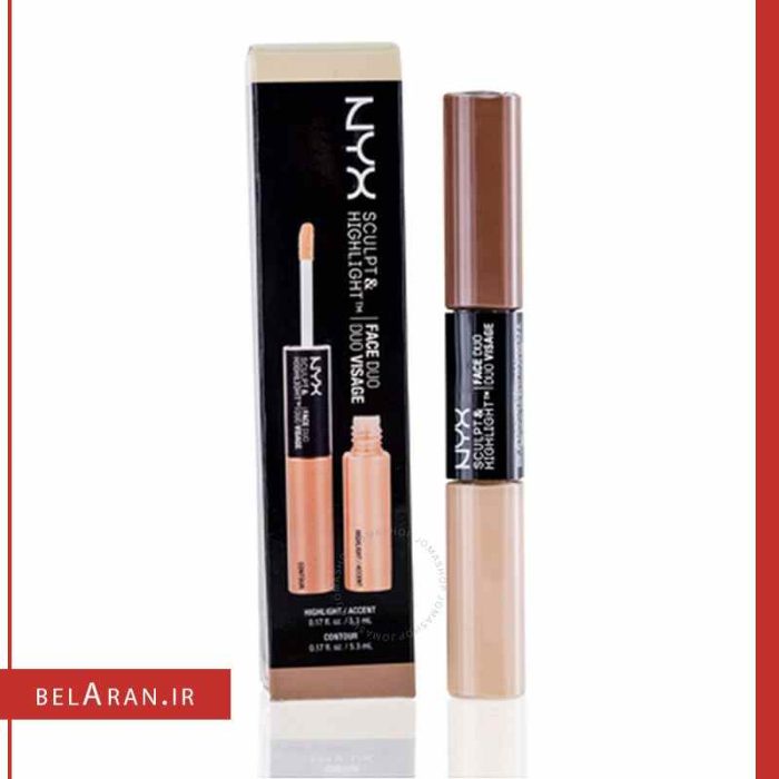 کانتور و هایلایتر دو طرفه مایع نیکس-بلاران NYX Sculpt & Highlight Face Duo