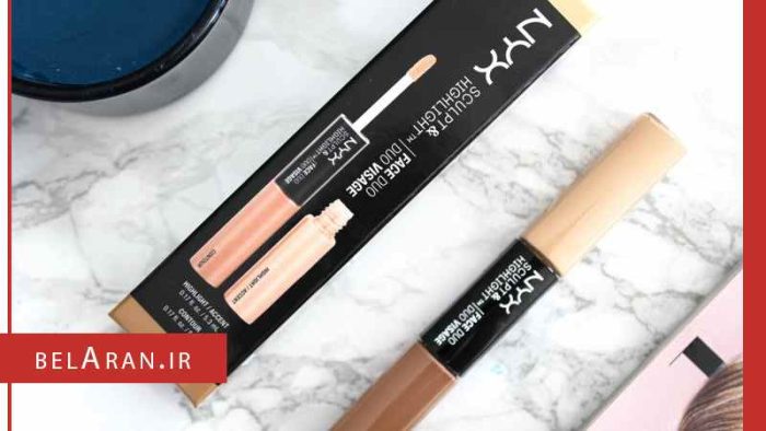 کانتور و هایلایتر دو طرفه مایع نیکس-بلاران NYX Sculpt & Highlight Face Duo