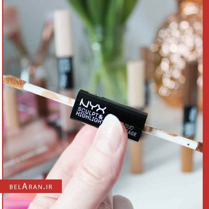 کانتور و هایلایتر دو طرفه مایع نیکس-بلاران NYX Sculpt & Highlight Face Duo