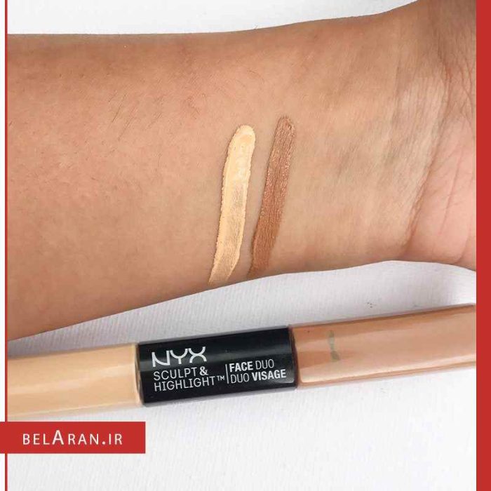 کانتور و هایلایتر دو طرفه مایع نیکس-بلاران NYX Sculpt & Highlight Face Duo