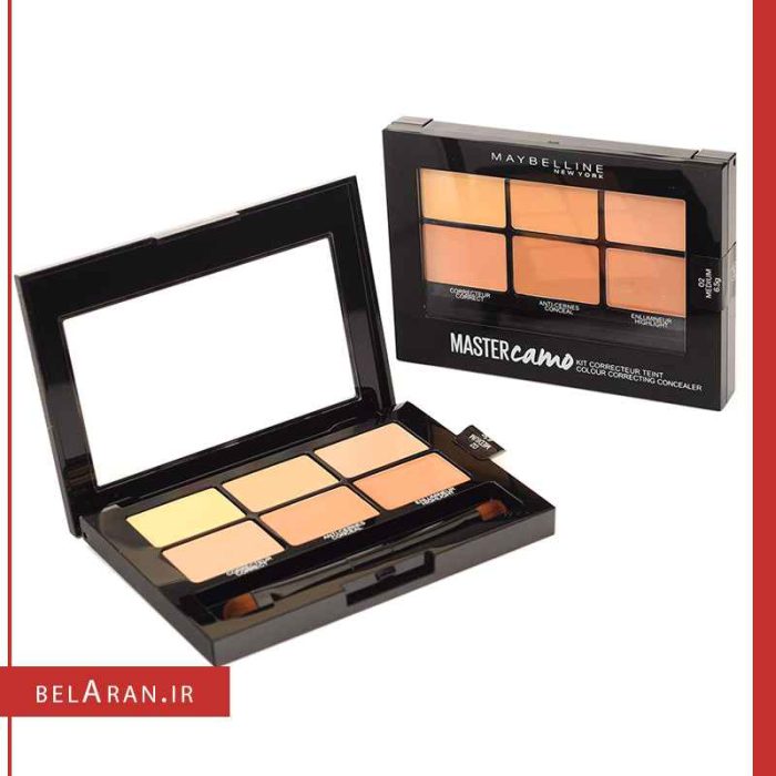کیت کانسیلر و هایلایتر مستر کامو میبلین-بلاران Maybelline FaceStudio Master Camo Color Correcting Kit