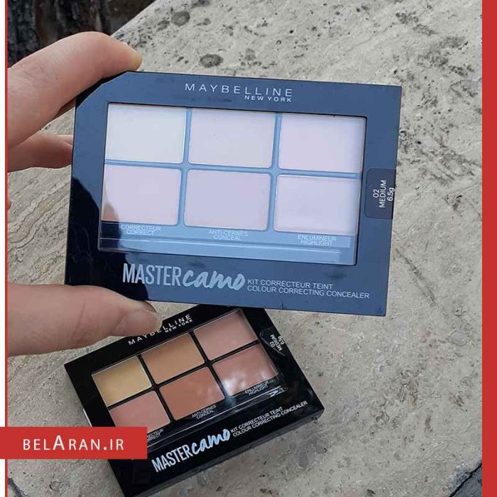 کیت کانسیلر و هایلایتر مستر کامو میبلین-بلاران Maybelline FaceStudio Master Camo Color Correcting Kit