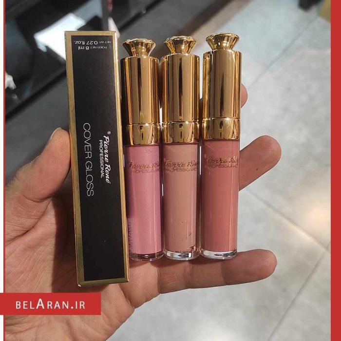 رژلب مایع براق کاور گلاس پیررنه-خرید لوازم آرایش اورجینال بلاران pierre rene professional Cover Gloss
