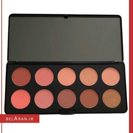 پالت رژگونه بی اچ مدل Nude Blush-بلاران BH Cosmetics Nude Blush 10 Color Blush Palette