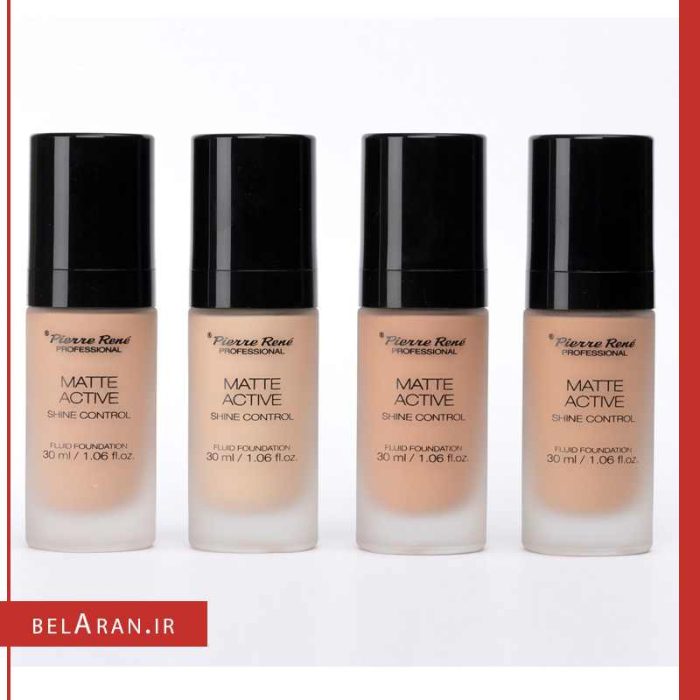 کرم پودر فول کاور اکتیو مات پیررنه-بلاران pierre rene matte active shine control fluid foundation