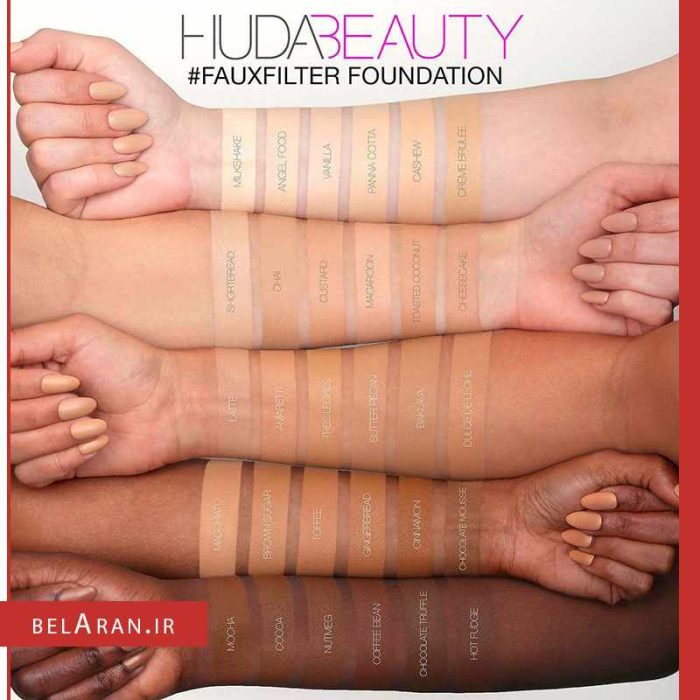 کرم پودر فول کاور هدی بیوتی مدل فاکس فیلتر-بلاران HUDA BEAUTY FAUXFILTER FOUNDATION